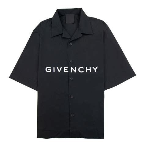 hawaiian shirt in givenchy poplin|GIVENCHY BOXY FIT HAWAIIAN SHIRT IN POPLIN.